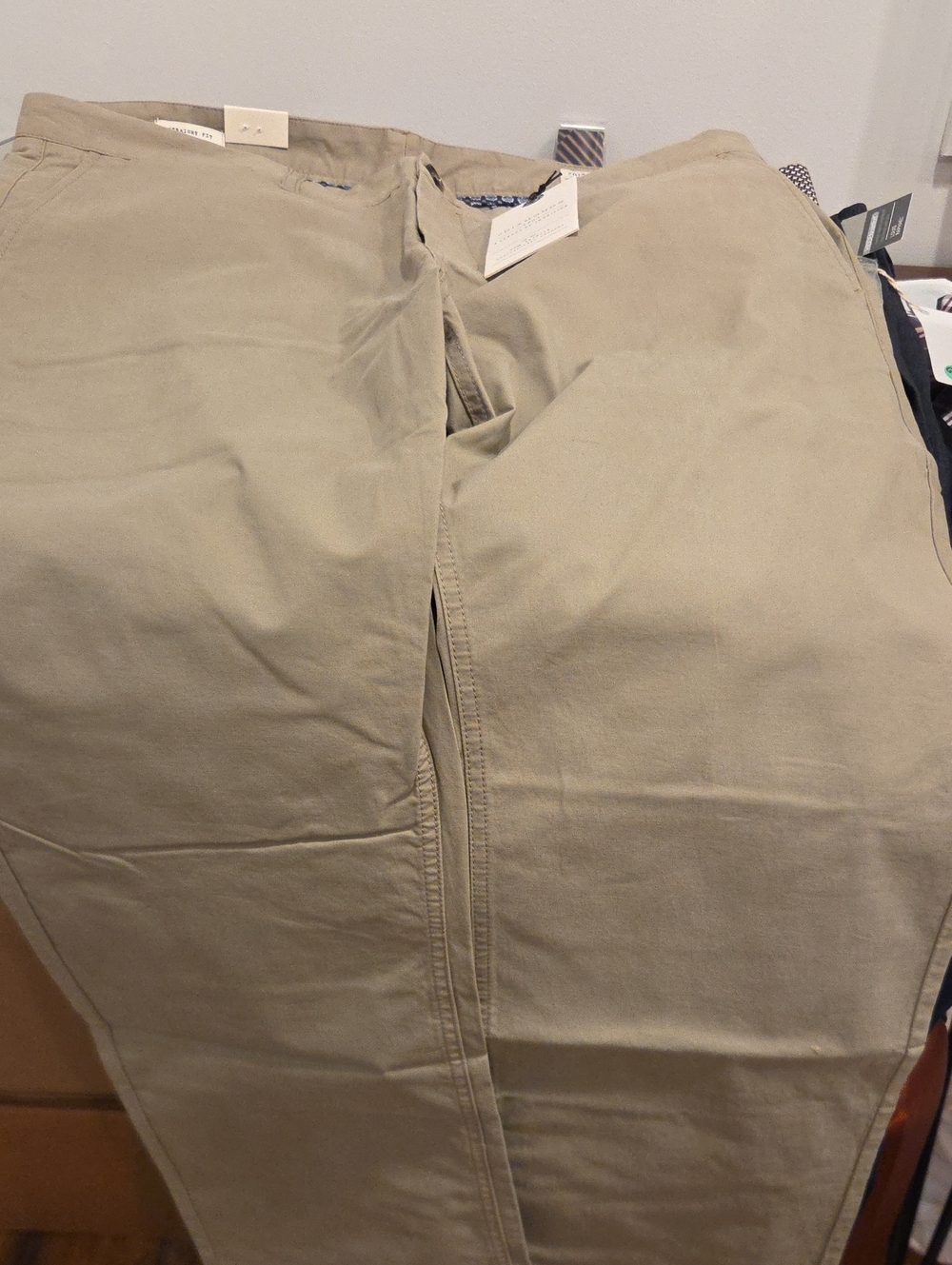 7 Diamonds Men's Tan Chinos - Straight Leg
